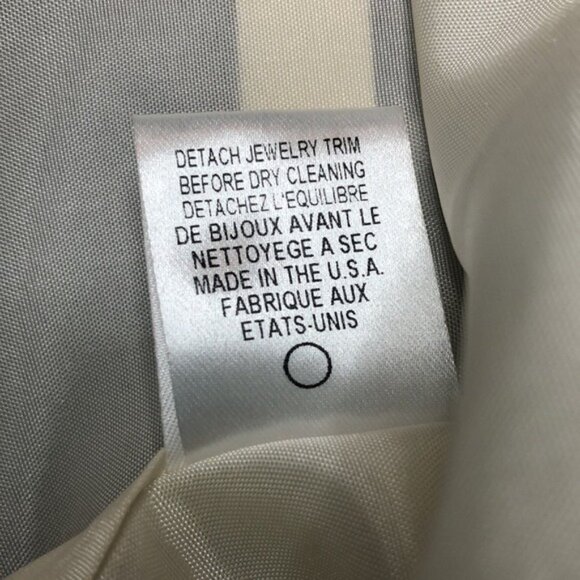 Milly Zebra Silk Cocktail Dress Brown Cream Halter Chain Strap Sleeveless Size 2 - Picture 6 of 16